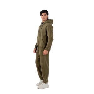 Sweat à capuche zippé pour homme de qualité supérieure, en molleton de coton doux, avec fermeture éclair intégrale, pour l'automne et l'hiver - Product Image 6