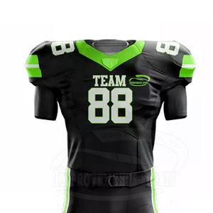 Dernier style uniforme de football américain fabriqué au Pakistan à manches courtes Design respirant Disponibilité en gros - Product Image 3