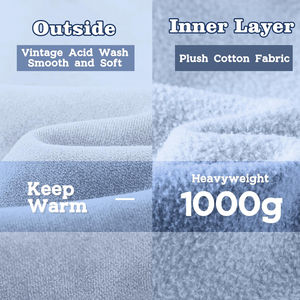 Sweat à capuche zippé pour homme de qualité supérieure, écologique, à séchage rapide, respirant, 100% coton tricoté, manches longues, tendance - Product Image 6