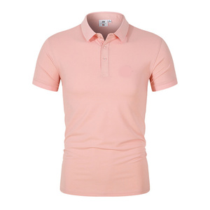 Polos de golf à manches courtes et coupe ajustée unie de haute qualité pour hommes T-shirt polo personnalisé à logo avec numéro et vêtements d'équipe - Product Image 4