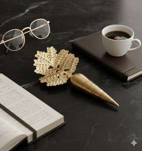 Décoration d'intérieur moderne en aluminium, finition dorée artistique, décoration d'accent pour le salon - Product Image 2