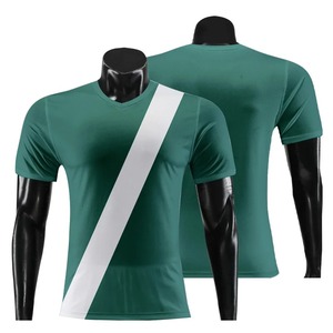 Conjunto de uniforme deportivo para hombres americanos, camisetas personalizadas con sublimación para hombres, de manga corta camiseta de fútbol, camiseta de uniforme de fútbol transpirable - Product Image 2