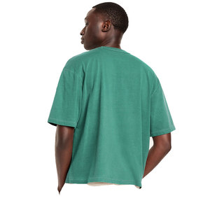 New Men's Breathable T-<b>shirt</b> 100% Organic Cotton Jersey Tops Loose Fit <b>Summer</b> DGT Print Solid T <b>Shirt</b> For Men - Product Image 5