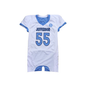 パーソナライズされたアメリカンフットボールジャージーモイスチャー生地スリムフィットジャージーカスタムサッカーアパレルメーカーとサプライヤー - Product Image 1