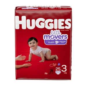 Pañales Desechables Suaves, Delicados y Huggies Little Movers, Clínicamente Probados para Pieles Sensibles - Product Image 1