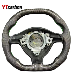 Volante Deportivo de Fibra de Carbono Forjado con Escamas Amarillas YTcarbon para Seat <span class=keywords><strong>Leon</strong></span> MK1 Toledo 1998-2005 - Product Image 6