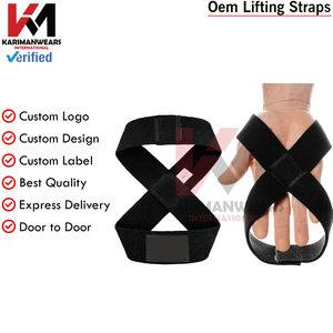 Correas de Muñeca para Levantamiento de Pesas, Gimnasio, Peso Muerto, Entrenamiento, Soporte Acolchado de Algodón Premium para Hombres y Mujeres, Duraderas - Product Image 2