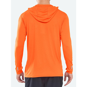 เสื้อตกปลา OEM พร้อมฮู้ดสำหรับผู้ชายผ้าระบายอากาศได้แขนยาวเหมาะสำหรับการสร้างแบรนด์และสวมใส่กลางแจ้ง - Product Image 2