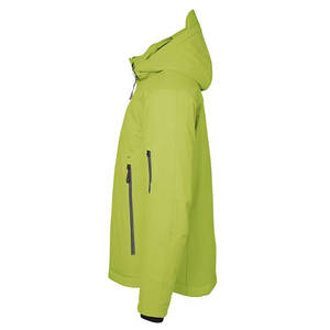 Chaqueta de concha blanda con cremallera completa de invierno para hombre, camisa de correr personalizada de alta calidad al por mayor, chaqueta superior para lluvia a precio barato - Product Image 3