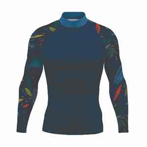 Rashguard MMA personnalisé avec logo sur le devant, unisexe, 100% polyester, durable, léger, couleur personnalisée, service OEM, vente en gros - Product Image 4
