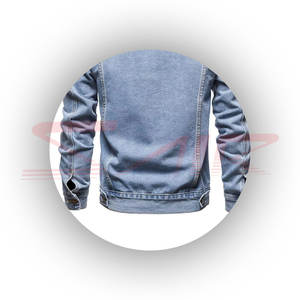 Chaqueta de lona clásica personalizada para hombre, impermeable, cortavientos, transpirable, con cuello alto, múltiples bolsillos, tallas grandes, venta al por mayor - Product Image 6