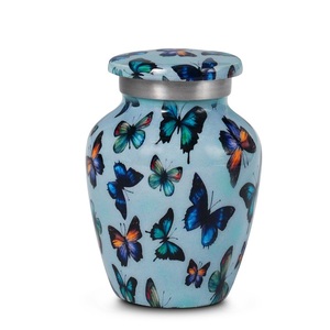 Mini urnes papillon bleu pour cendres humaines petites urnes souvenir pour femme petite urne pour funérailles petites décoratives - Product Image 1
