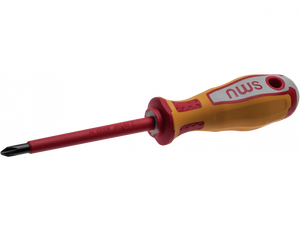 Destornillador para tornillos ranurados Cruz PZ VDE, para tornillos de cabeza cruzada Pozidriv - Product Image 1