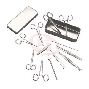 Instrumentos quirúrgicos generales reutilizables con soporte de aguja de herramientas de acero inoxidable para profesionales médicos conjunto quirúrgico general - Product Image 3