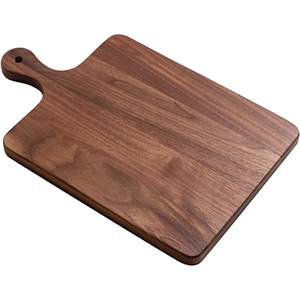 Planche à découper de cuisine en bois de forme ronde antique avec poignée, nouveau Design, table à découper en bois, Offre Spéciale - Product Image 5