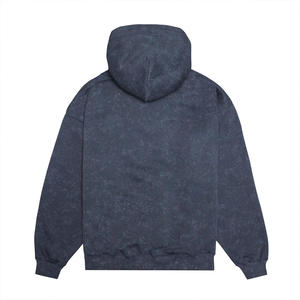 Sudadera personalizada lavada con ácido para hombre, ropa de calle al por mayor, Sudadera con capucha vintage a la moda con etiqueta privada OEM, estilo de invierno - Product Image 2