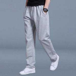 Pantalones Deportivos Casuales de Algodón para Hombre, Pantalones de Chándal, Pantalones de Correr de Pierna Ancha, Talla Grande - Product Image 3