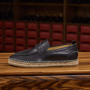 Summer <strong>Refreshing</strong> Men Loafer <strong>Shoes</strong> Genuine Leather slip on Flats Male Fashion Italy Style Black Casual - Product Image 5