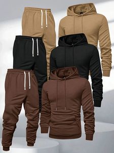 Sweat Suits Customized Quality 100% Cotton Lightweight <b>Fleece</b> Breathable Solid Design Front Logo Competitive Prices for Winter - Product Image 3