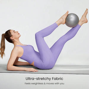 Venta al por mayor de impresión personalizada de las mujeres 2 piezas Set de secado rápido transpirable camiseta y Leggings para Fitness y gimnasio - Product Image 6