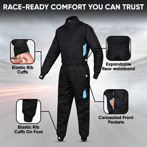 Trajes de carreras de Go Kart personalizables de primera calidad CIK/FIA Nivel 2 traje de Karting de impresión por sublimación impermeable profesional - Product Image 5
