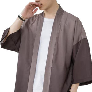 Camisa tipo kimono de manga corta para hombre, camisa estilo imono holesale, 2023 - Product Image 5