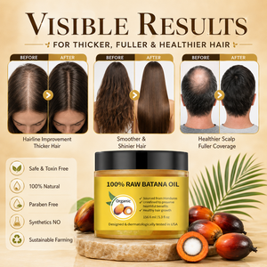 Aceite de Batana sin refinar para el cuidado del cuero cabelludo y cabello seco y dañado, que proporciona suavidad, tersura y previene la rotura. - Product Image 3
