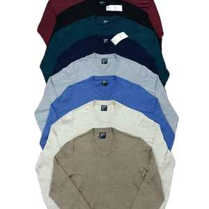 Core Sandstone Casual Sudadera Cómoda Ropa diaria Tonos neutros Patrón sólido Primavera Punto Poliéster/Algodón Liso Teñido - Product Image 2