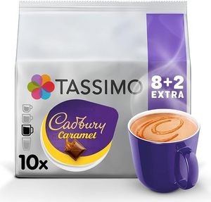 Cápsulas de Chocolate Caliente con Caramelo Cadbury Tassimo x10 (Paquete de 5, Total 50 Bebidas) - Product Image 3