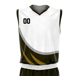 Tenues de basketball personnalisées pour hommes, flux d'air fluide, tissu 100% polyester offrant une liberté de mouvement et un confort durable pour - Product Image 5