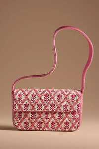 Pochette à monnaie brodée chic avec perles de rocaille-Couleur légère personnalisable et forme carrée pour cadeaux faits à la main - Product Image 6