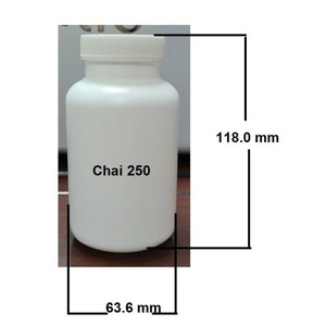 ขวด PET สีตามสั่งขนาด250มล. 300มล. 500มล. 750มล. บรรจุภัณฑ์สำหรับยาเม็ดฝาเกลียวสองชั้น9001 ISO - Product Image 3