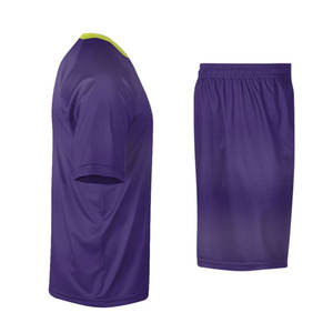 Nouveaux ensembles de maillots de football pour hommes, ensembles de maillots d'entraînement de football, manches courtes, 100% coton, écologiques, légers, personnalisés - Product Image 4