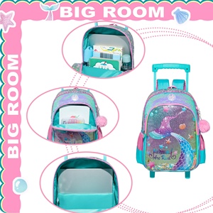 Mochila <span class=keywords><strong>con</strong></span> <span class=keywords><strong>ruedas</strong></span> de sirena <span class=keywords><strong>para</strong></span> <span class=keywords><strong>niñas</strong></span>, maleta de viaje <span class=keywords><strong>para</strong></span> niños <span class=keywords><strong>con</strong></span> lonchera, mochila escolar <span class=keywords><strong>con</strong></span> <span class=keywords><strong>ruedas</strong></span> <span class=keywords><strong>para</strong></span> estudiantes - Product Image 3