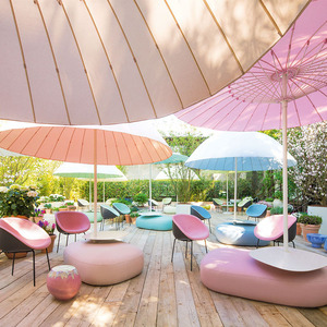Alta calidad multifunción al aire libre jardín patio trasero sombrilla Glamping piscina sombrilla setas - Product Image 4