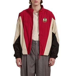 Veste coupe-vent à capuche en nylon rétro des années 90 pour homme, taille plus, logo brodé, veste coupe-vent - Product Image 2