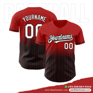 Camiseta Deportiva Personalizada con Botones Completos para Hombre, Transpirable, de Secado Rápido, Antibacteriana, Sublimada, para Béisbol - Product Image 3