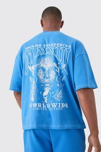 Ensemble T-shirt et short brodés surdimensionné Boxy au point contrasté vêtements pour hommes ensemble jumeau d'été ensemble d'entraînement de gymnastique assorti de haute qualité - Product Image 3