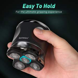 Afeitadoras Eléctricas Recargables Impermeables IPX7 con Cámara Grande para el Cabello, para Hombres, Ideales para Hogar, Oficina y Viajes (Alemán) - Product Image 3