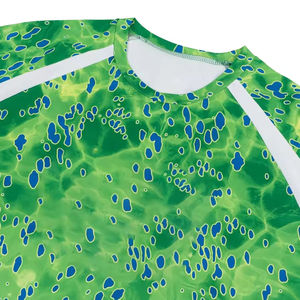 Camisa de Pesca de Manga Larga para Hombre, Sublimada, Protección, Secado Rápido, Transpirable, 100% Poliéster, Diseño de Color Sólido - Product Image 4