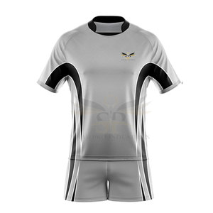 Tenues de rugby pour adultes à faible MOQ, dernier design, respirantes, écologiques, séchage rapide, 100 % polyester, vêtements de sport d'extérieur - Product Image 1