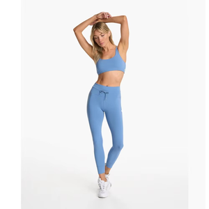 Ensemble de yoga pour femmes, best-seller, faible MOQ, couleur unie, imperméable, taille élastique, 2 pièces, haute qualité, vente en gros - Product Image 5