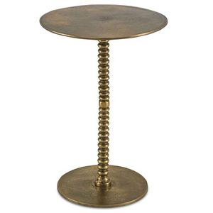 Mesa de centro de Metal con acabado antiguo de latón de estilo martillado para sala de estar, mesa central de diseño martillado, Material de alta calidad - Product Image 4