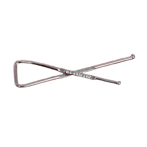 Abrazadera <span class=keywords><strong>de</strong></span> acero inoxidable simple X Clip <span class=keywords><strong>de</strong></span> <span class=keywords><strong>ropa</strong></span> <span class=keywords><strong>de</strong></span> metal para mangas <span class=keywords><strong>de</strong></span> camisa fijas - Product Image 1