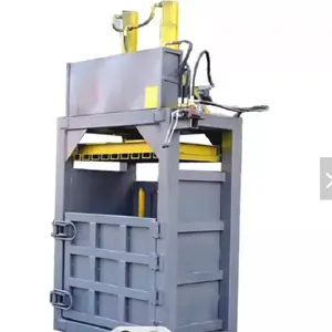 Vertical hydraulic pressing baler and waste paper baler cardboard baling machine