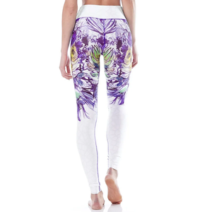 Leggings de yoga sans couture, solides et plissés, vêtements de sport pour femmes, écologiques, imperméables, de haute qualité - Product Image 2