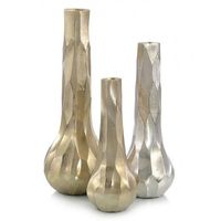 Set van 2 moderne stalen gaasdesign bloempotten gouden luxe binnendecoratie huis kantoor hotel uniek design Europa bestseller