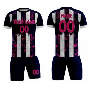 Conjuntos de uniformes de fútbol hechos a medida de la mejor calidad, camisetas y pantalones cortos de uniforme de fútbol, conjunto de traje de fútbol OEM - Product Image 1