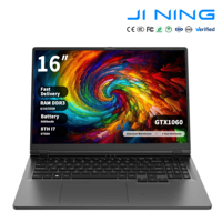 Ordinateur portable de jeu 16 pouces en métal, neuf, vente en gros d'usine OEM, Intel I7-8750H, P106 6 Go, rétroéclairé, 16 Go de RAM, 512 Go SSD, sans fil, Royaume-Uni