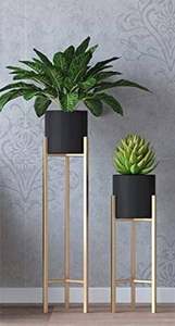 ชุดปลูกต้นไม้โลหะทำมือสำหรับตกแต่งหรูหราผู้ผลิตและส่งออกของตกแต่งบ้านดีไซน์ใหม่กระถางต้นไม้แบบทำมือ - Product Image 5